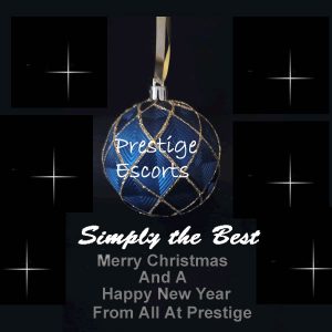 Christmas bauble with festive greetings message.